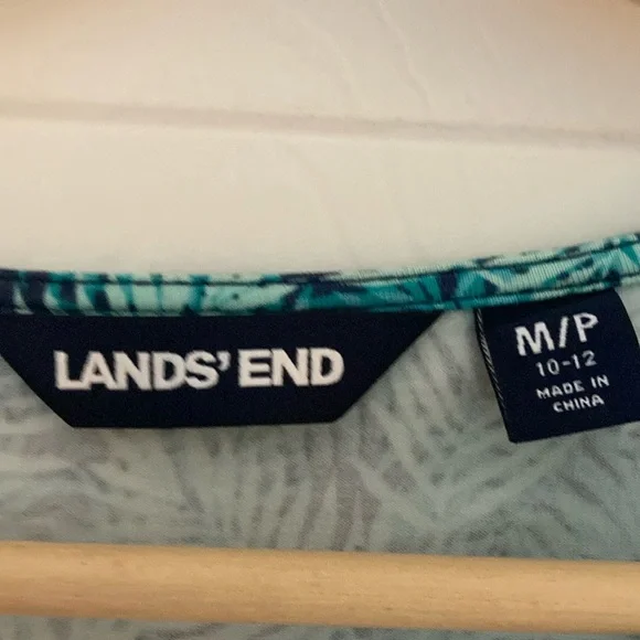 Green and Blue Ruched Wrap Sundress - Picture 2 of 4